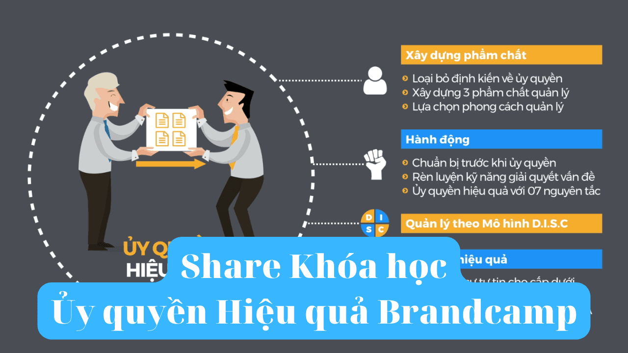 share khóa học ủy quyền hiệu quả brandcamp