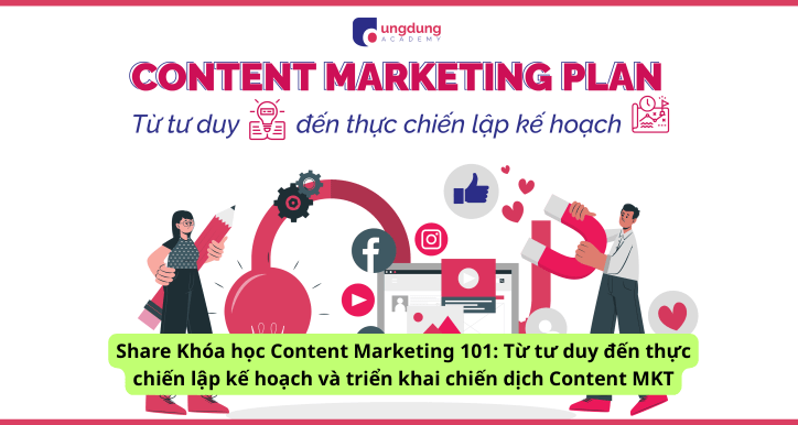 Share Khóa học Content Marketing 101: Từ tư duy đến thực chiến lập kế hoạch và triển khai chiến dịch Content MKT