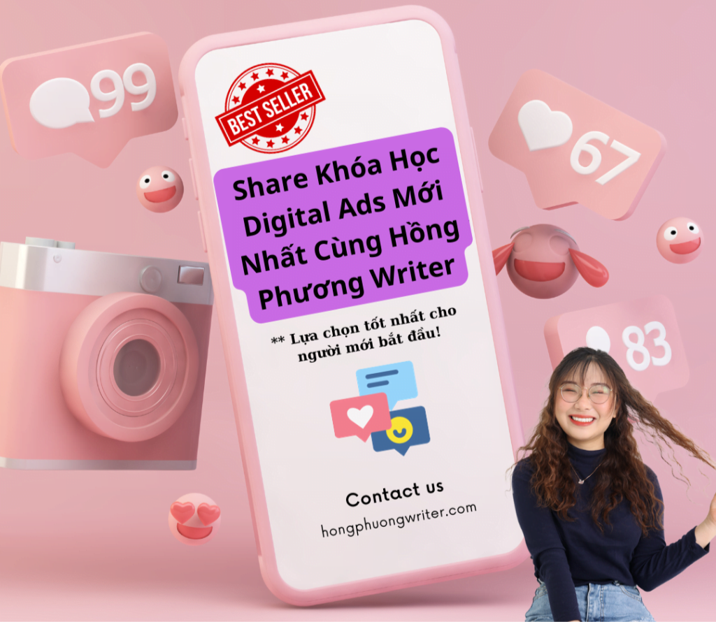 share khóa học digital ads cùng hồng phương writer