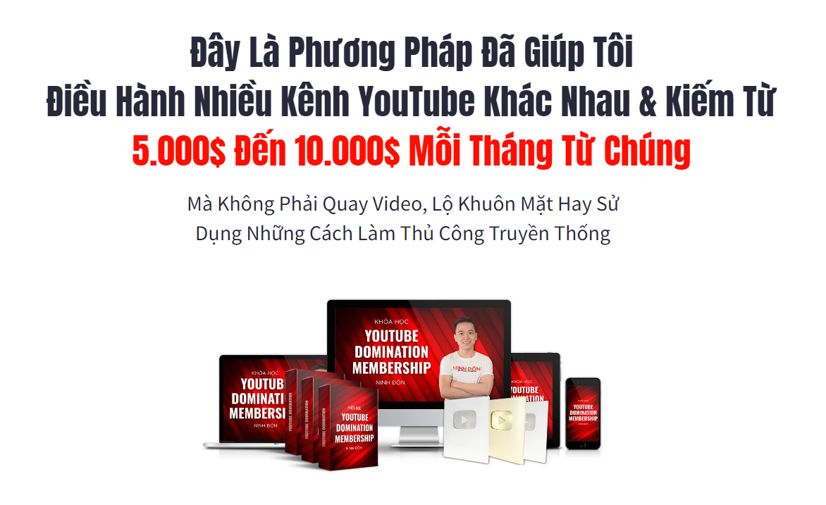 Phương Pháp Đã Giúp TôiĐiều Hành Nhiều Kênh YouTube Khác Nhau & Kiếm Từ 5.000$ Đến 10.000$ Mỗi Tháng Từ Chúng