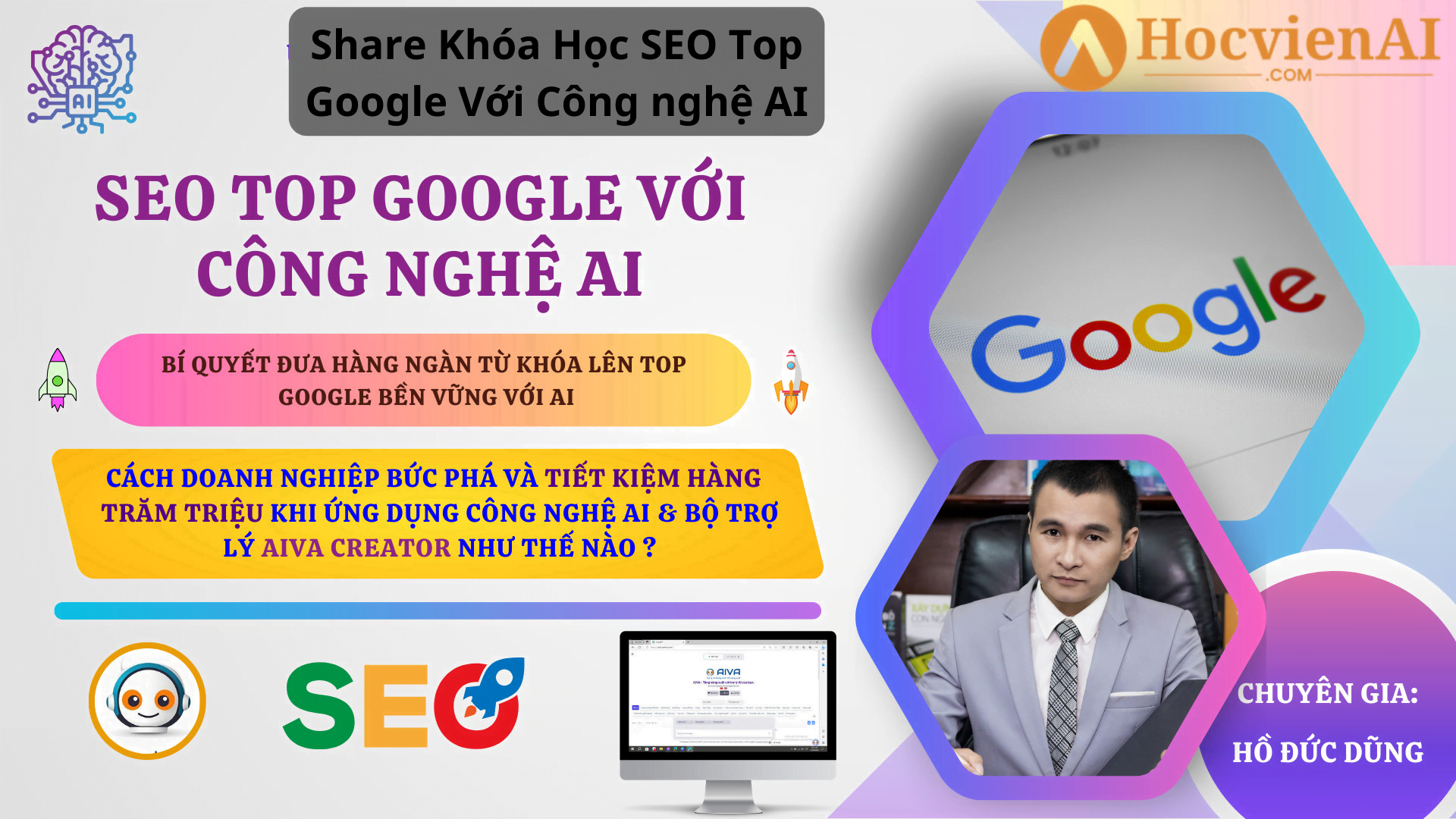 Share Khóa Học SEO Top Google Với Công nghệ AI